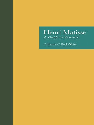 cover image of Henri Matisse